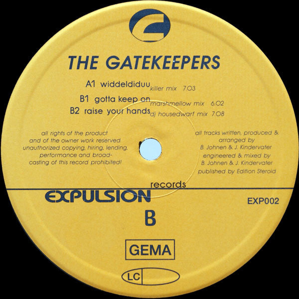 The Gatekeepers : Widdeldiduu (12")