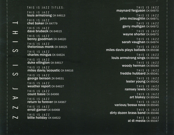 Ramsey Lewis : This Is Jazz (CD, Comp)