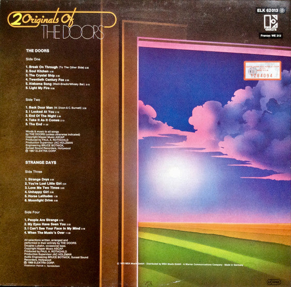 The Doors : 2 Originals Of The Doors (2xLP, Album, Comp)