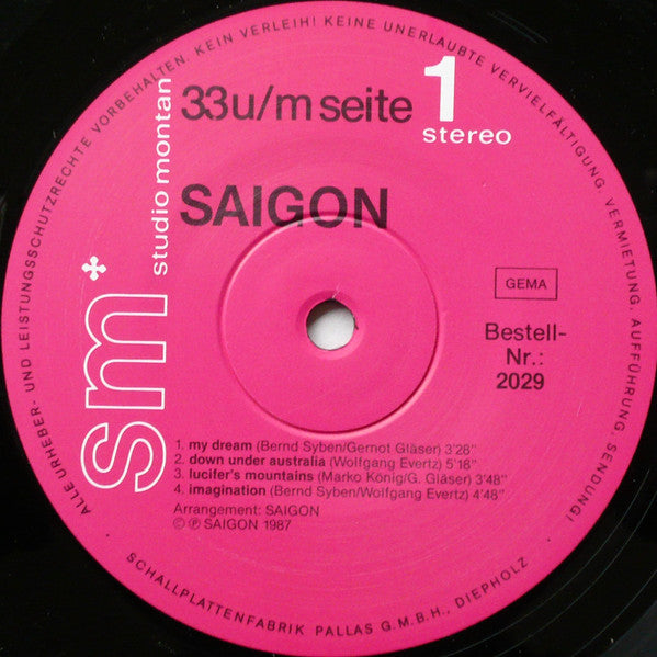 Saigon (18) : Pieces On My Mind (LP, Album)