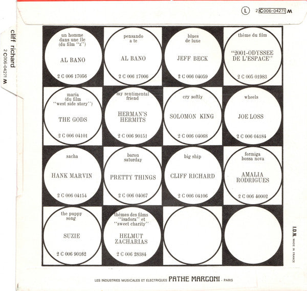 Cliff Richard : Sings Christmas (7", Single)