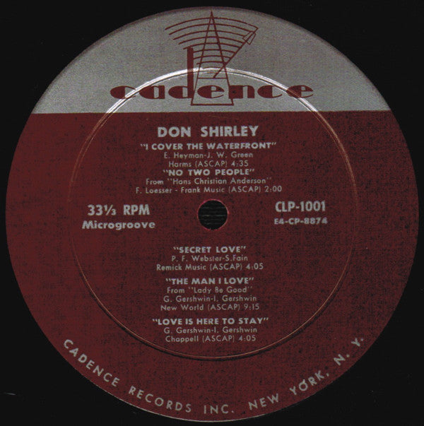 Don Shirley : Tonal Expressions (LP, Album, Mono, Roc)