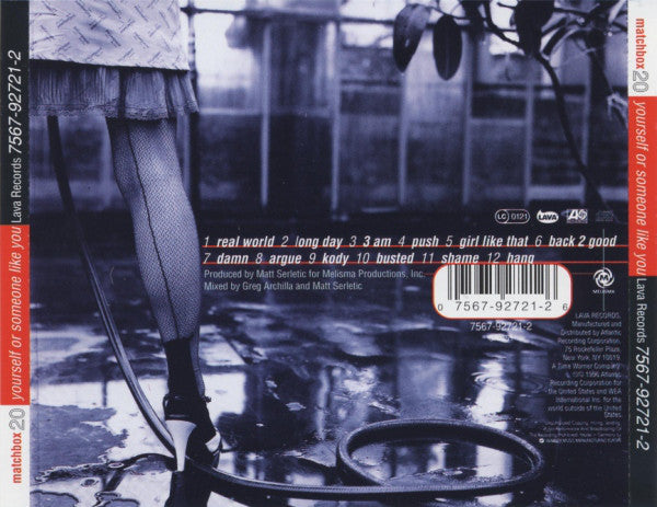 Matchbox Twenty : Yourself Or Someone Like You (CD, Album, RP)