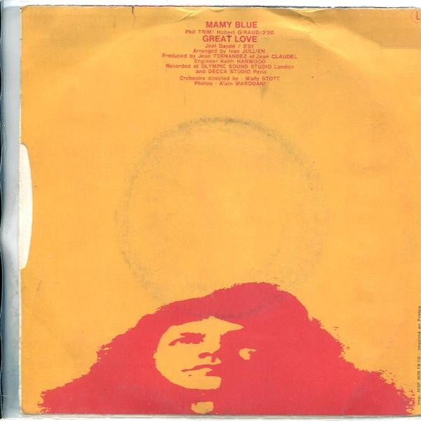 Joël Daydé : Mamy Blue (7", Single, Blu)