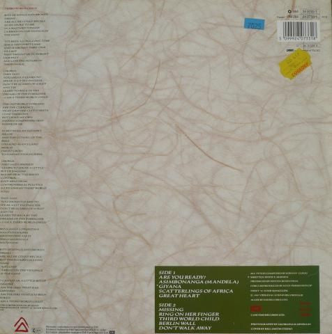 Johnny Clegg & Savuka : Third World Child (LP, Album, Gat)