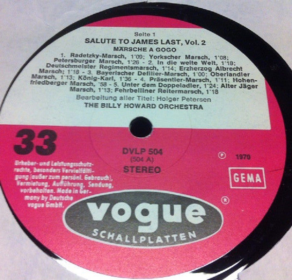 Billy Howard (2) : Tanz Party - 56 Hits (Billy Howard Plays A Salute To James Last Vol. 2)  (2xLP)