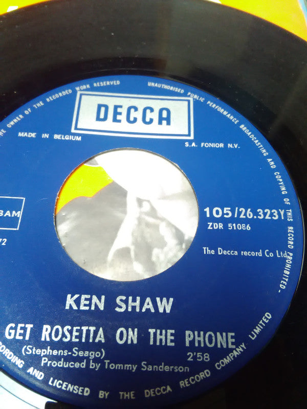 Ken Shaw : Get Rosetta On The Phone (7", Single)