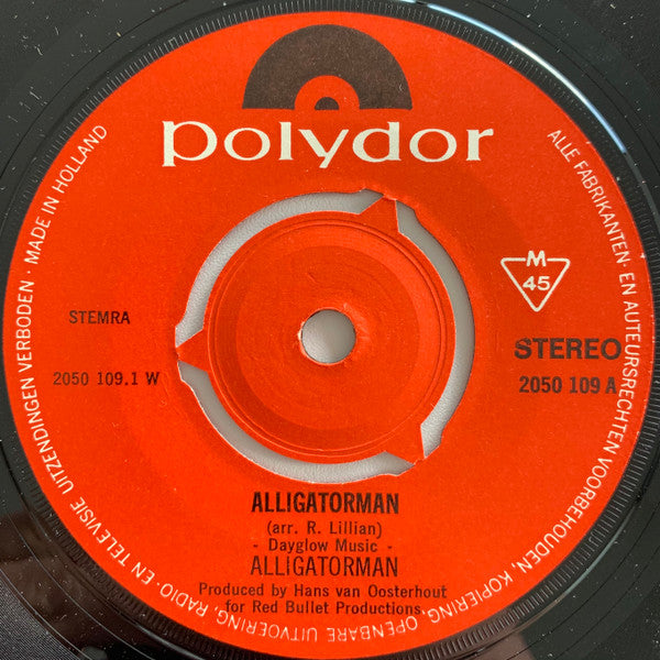 Aligator (2) : Aligator Man / Free In B (7", Single)