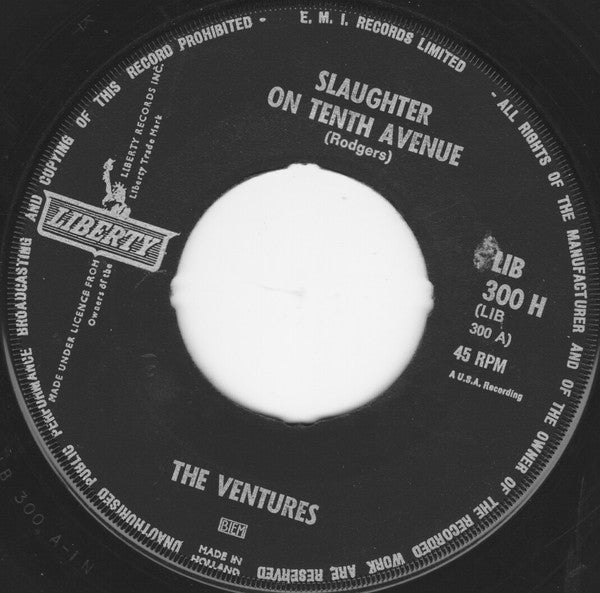 The Ventures : Slaughter On Tenth Avenue (7", Single)