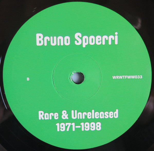 Bruno Spoerri : Rare & Unreleased 1971​-​1998 (LP, Comp)