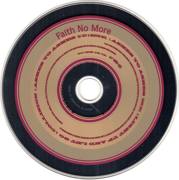 Faith No More : Ashes To Ashes (CD, Single, J-c)