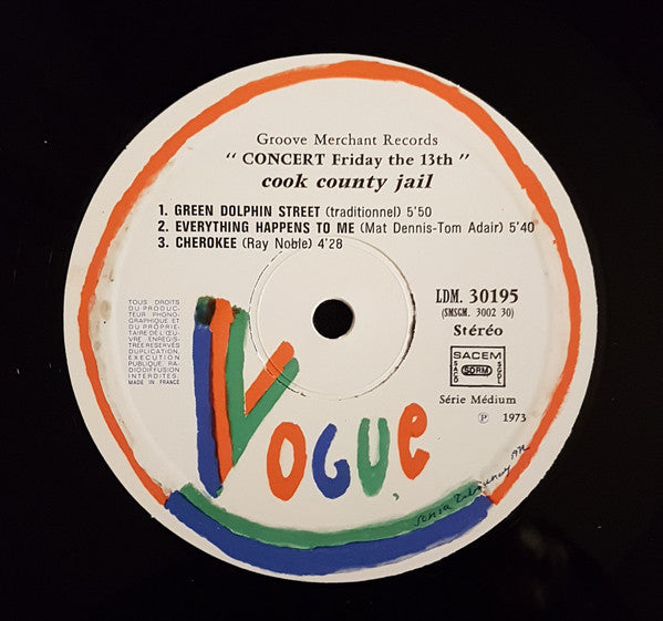 Jimmy McGriff : Friday The 13th. Cook County Jail. (LP, Album)