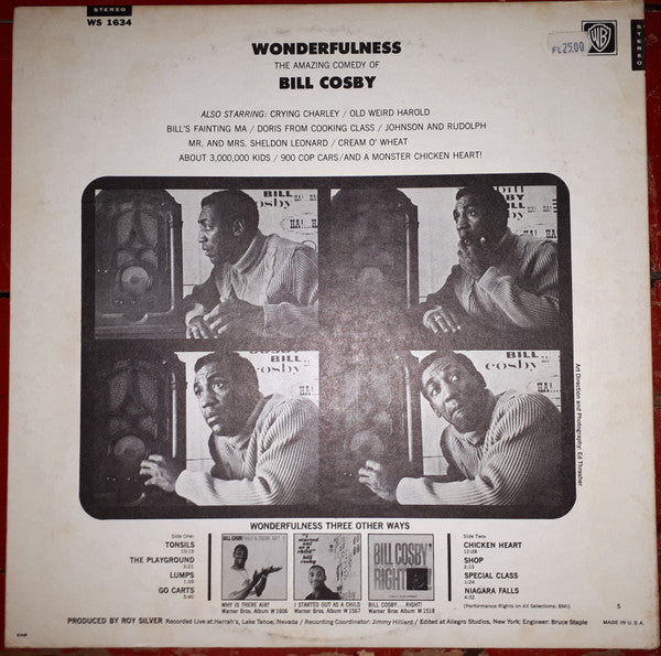 Bill Cosby : Wonderfulness (LP, Album, RE)
