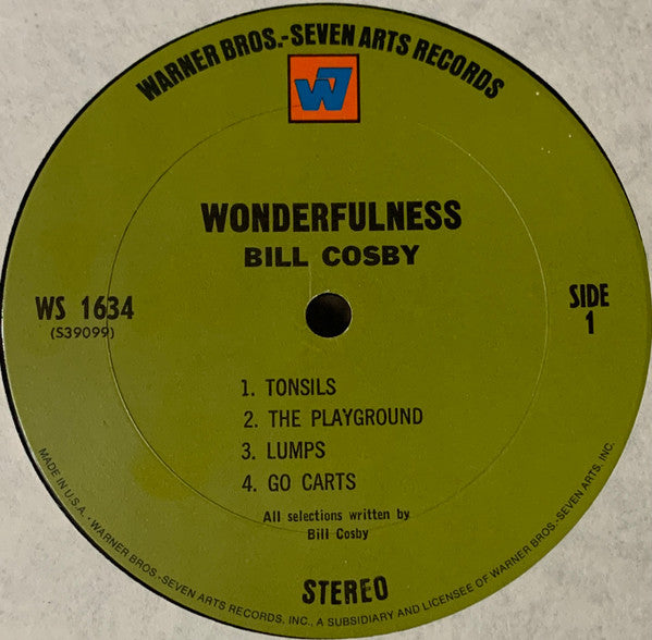 Bill Cosby : Wonderfulness (LP, Album, RE)