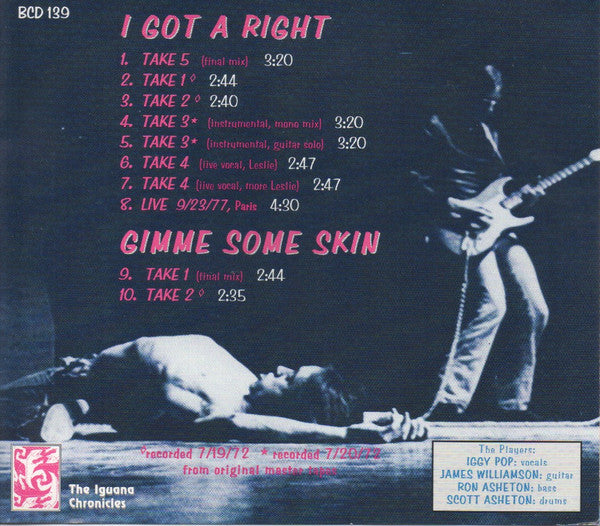 The Stooges : I Got A Right (CD)