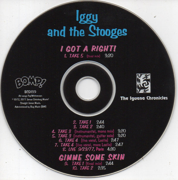 The Stooges : I Got A Right (CD)