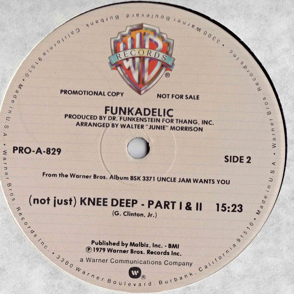 Funkadelic : (Not Just) Knee Deep (12", Promo)
