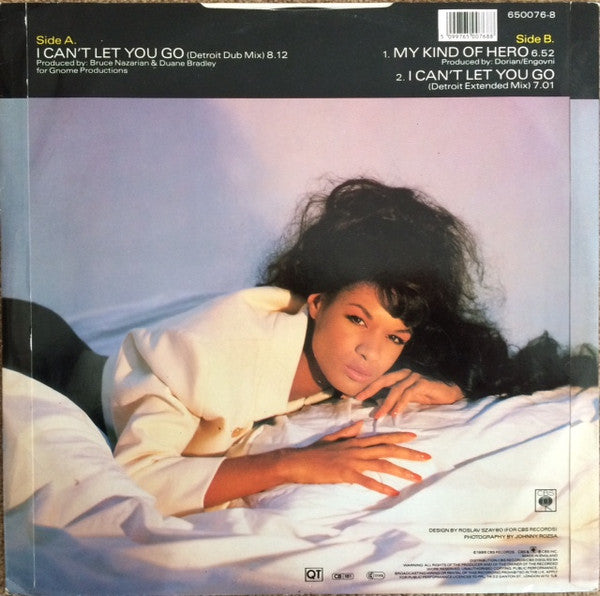 Haywoode : I Can't Let You Go (Detroit Dub Mix) (12", Single)