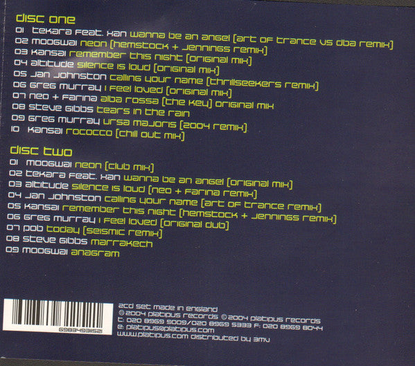 Various : Platipus Nine (2xCD, Comp)