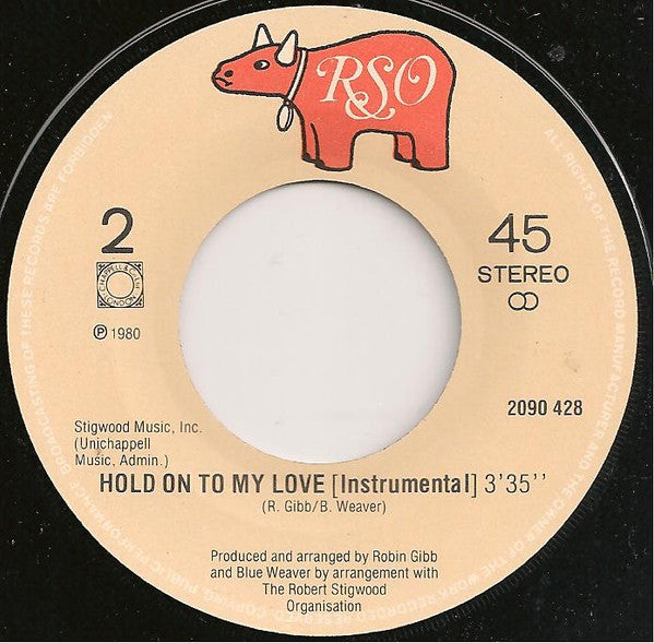 Jimmy Ruffin : Hold On To My Love (7", Single, bla)