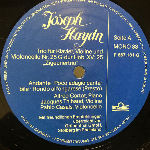 Joseph Haydn : Auslese '80 (LP, Comp, Mono)