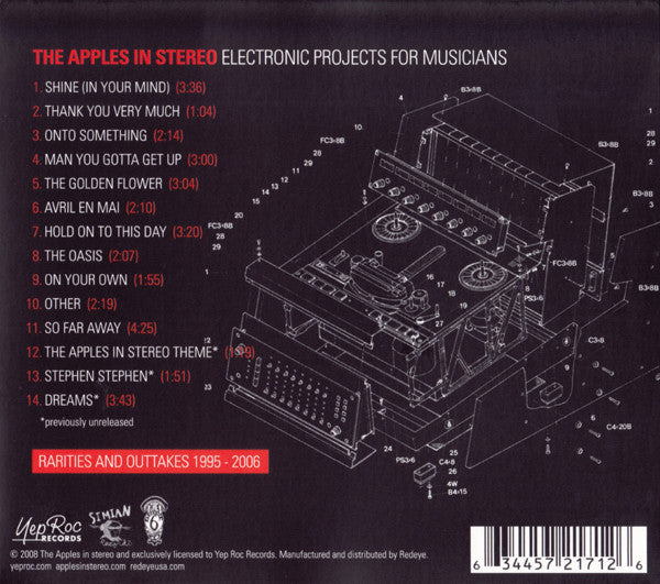 The Apples In Stereo : Electronic Projects For Musicians (CD, Album, Comp, Ltd)