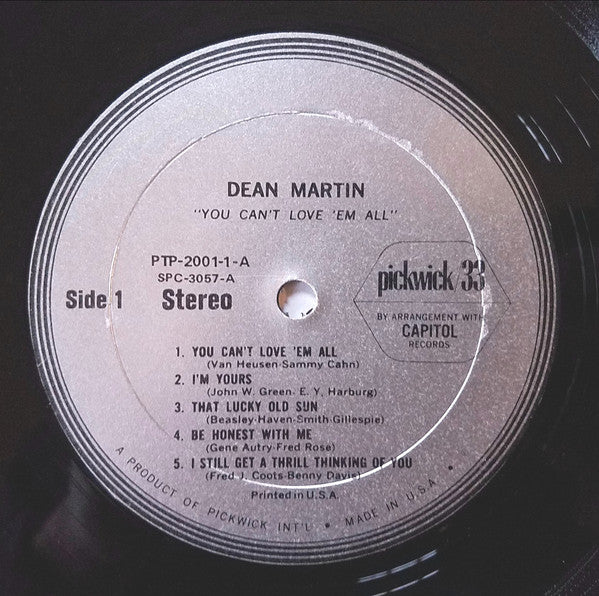 Dean Martin : Swingin' (2xLP, Comp, Gat)