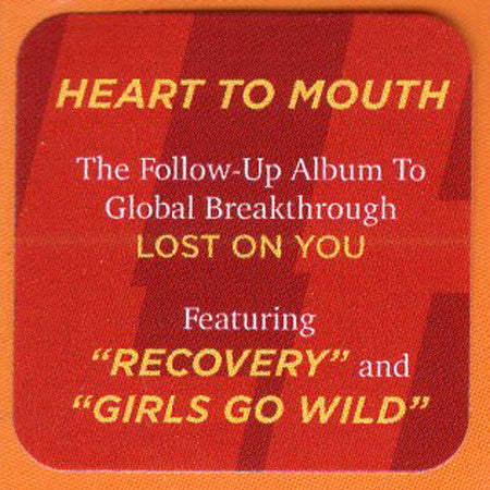 L.P. (3) : Heart To Mouth (CD, Album, Dig)