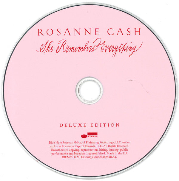 Rosanne Cash : She Remembers Everything (CD, Album, Dlx)