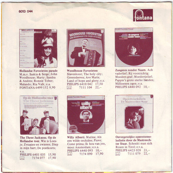 Nico Haak En De Paniekzaaiers : Joekelille (7", Single)