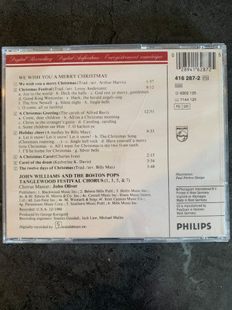 John Williams (4) & Boston Pops Orchestra : We Wish You A Merry Christmas (CD)
