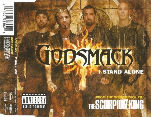 Godsmack : I Stand Alone (CD, Single)