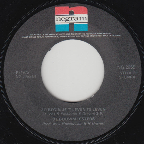 De Bouwmeesters : Zoek Niet Ver (7", Single)