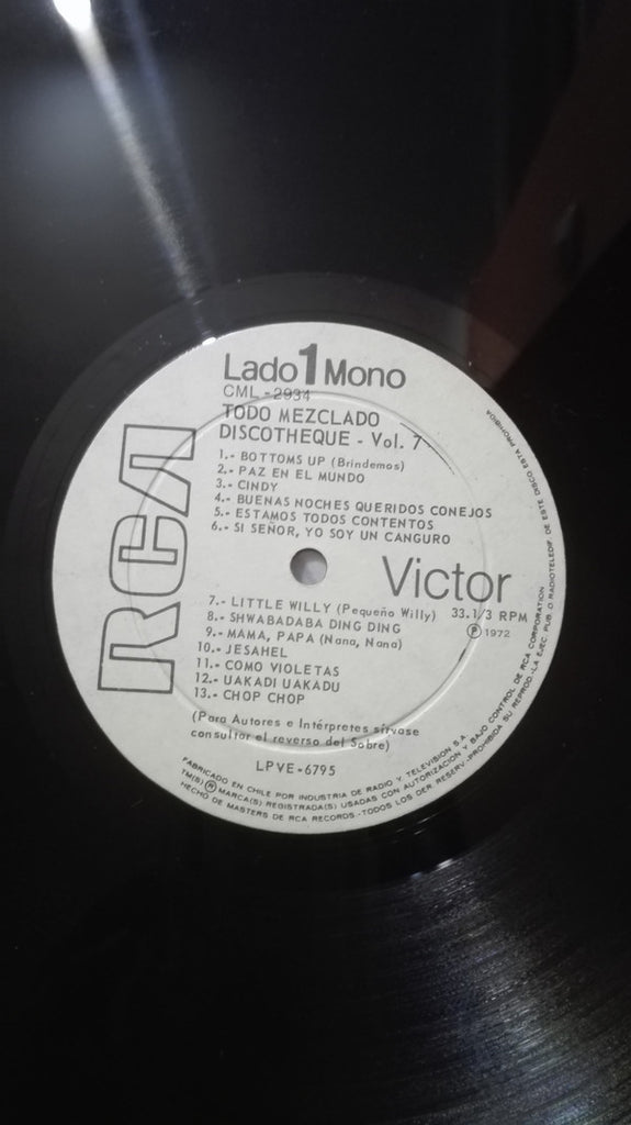 Various : Todo Mezclado Discotheque Vol. 7 (LP, Comp, Mono)