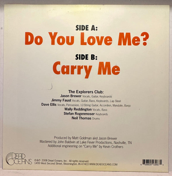 The Explorers Club : Do You Love Me? (7", Single)