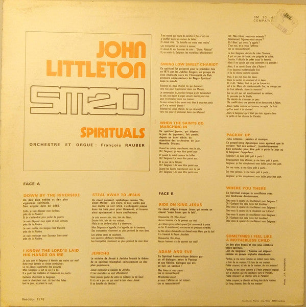 John Littleton : Spirituals (LP, RE)