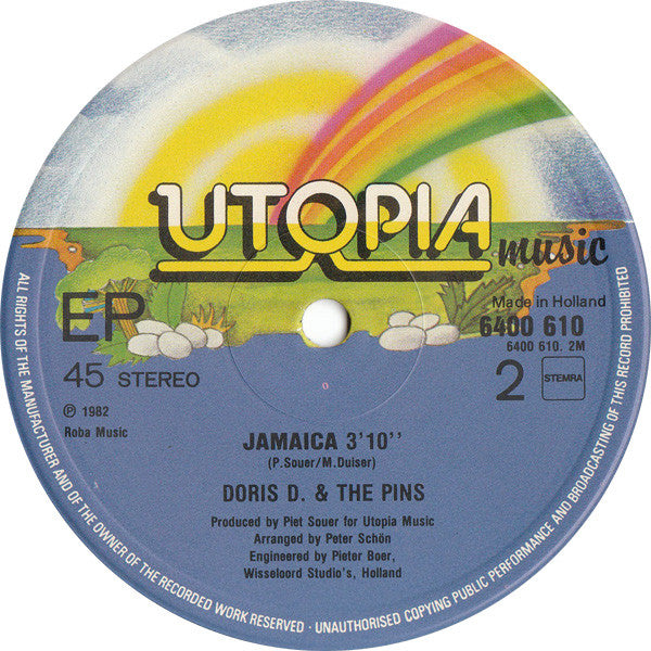 Doris D And The Pins : Jamaica (12", EP)