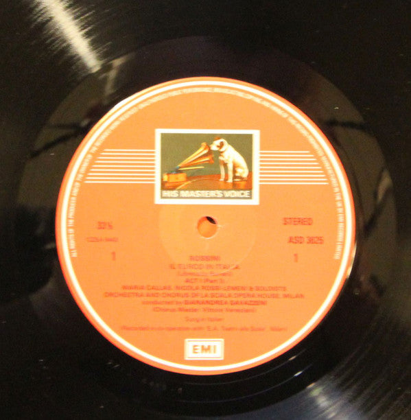 Gioacchino Rossini, Maria Callas, Nicola Rossi-Lemeni, Nicolai Gedda, Jolanda Gardino, Piero De Palma, Franco Calabrese, Mariano Stabile, Orchestra Del Teatro Alla Scala, Gianandrea Gavazzeni, Vittore Veneziani : Il Turco In Italia (Box + 2xLP, RM, Ele)