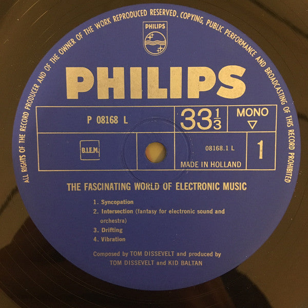Tom Dissevelt & Kid Baltan : The Fascinating World Of Electronic Music (LP, Comp, Mono, RP)