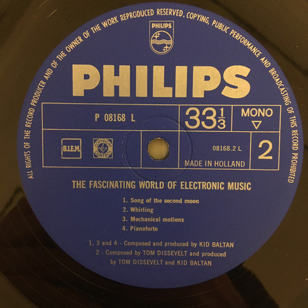 Tom Dissevelt & Kid Baltan : The Fascinating World Of Electronic Music (LP, Comp, Mono, RP)