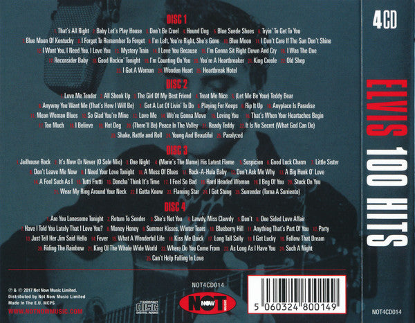 Elvis Presley : Elvis 100 Hits (4xCD, Comp)