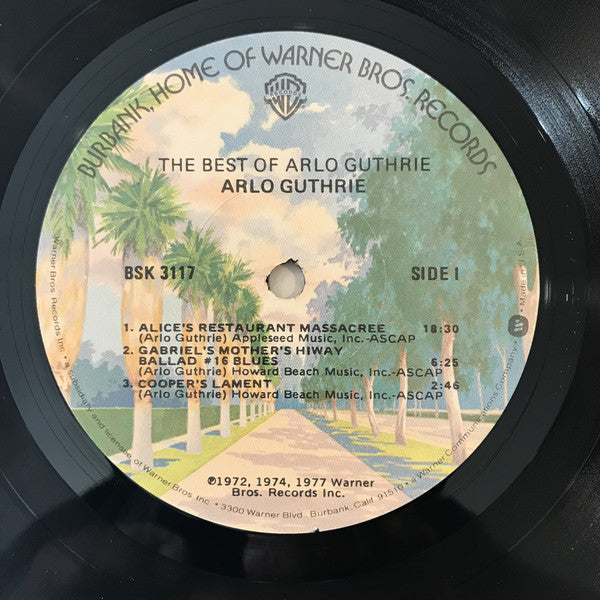 Arlo Guthrie : The Best Of Arlo Guthrie (LP, Comp, Los)