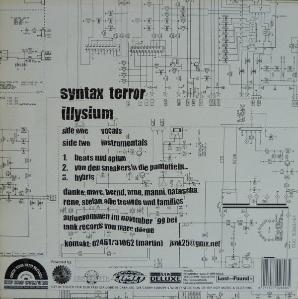 Syntax Terror (2) : Illysium (12")