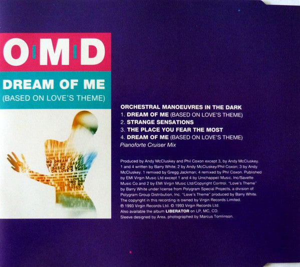Orchestral Manoeuvres In The Dark : Dream Of Me (Based On Love's Theme) (CD, Maxi)