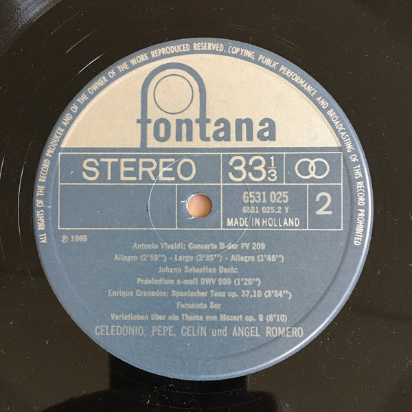 The Romeros : Ein Gitarrenfestival Mit Den Romeros (LP, RE)