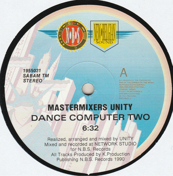 Mastermixers Unity : Dance Computer 2 (12", P/Mixed)