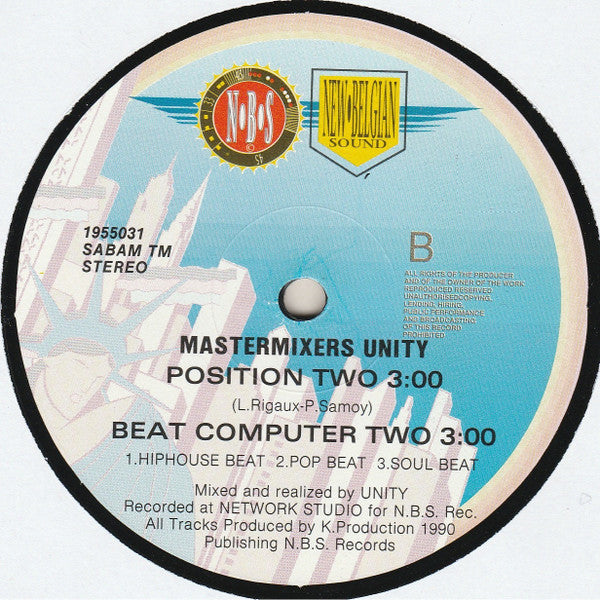 Mastermixers Unity : Dance Computer 2 (12", P/Mixed)