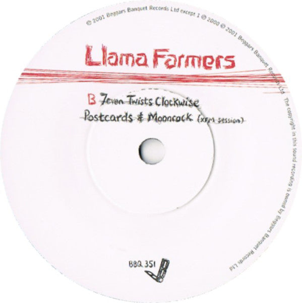 Llama Farmers : Note On The Door (7", Single)