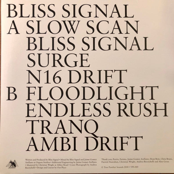 Bliss Signal : Bliss Signal (LP, Album)