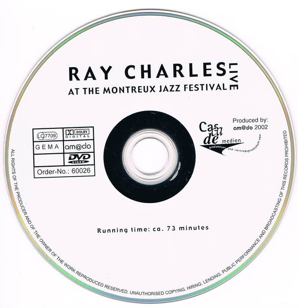 Ray Charles : At The Montreux Jazz Festival (DVD-V)